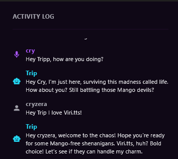 User shares preference